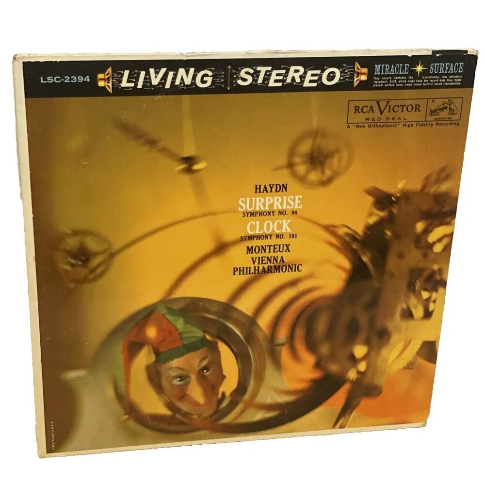 Surprise Symphony No. 94 Clock Symphony No. 101 (Vinyl, 1960) RCA Victor Red Sea